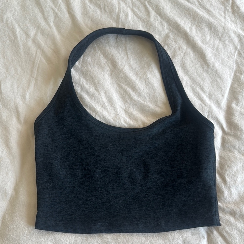 Beyond Yoga Spacedye Well Rounded Cropped Halter Tank